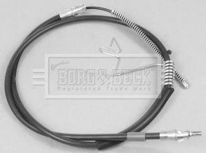 Borg & Beck BKB2513 - Жило, ръчна спирачка vvparts.bg