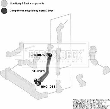 Borg & Beck BTH1320 - Въздуховод за турбината vvparts.bg