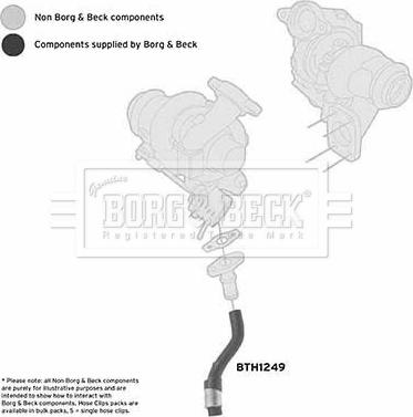 Borg & Beck BTH1249 - Въздуховод за турбината vvparts.bg