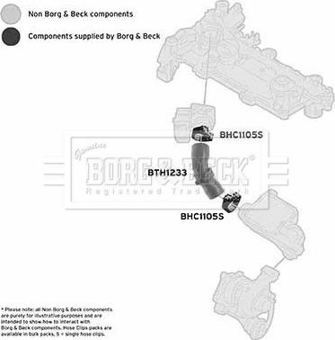 Borg & Beck BTH1233 - Въздуховод за турбината vvparts.bg