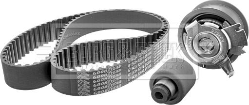 Borg & Beck BTK1000 - Комплект ангренажен ремък vvparts.bg