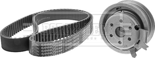 Borg & Beck BTK1002 - Комплект ангренажен ремък vvparts.bg