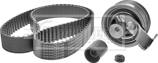 Borg & Beck BTK1007 - Комплект ангренажен ремък vvparts.bg