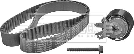 Borg & Beck BTK1014 - Комплект ангренажен ремък vvparts.bg