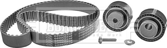 Borg & Beck BTK1020 - Комплект ангренажен ремък vvparts.bg