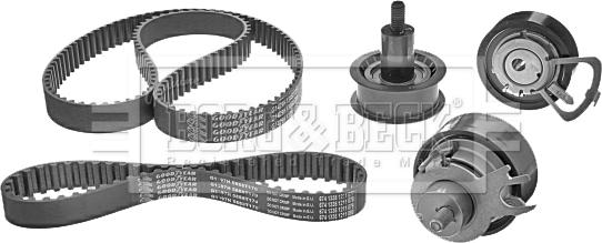 Borg & Beck BTK1028 - Комплект ангренажен ремък vvparts.bg