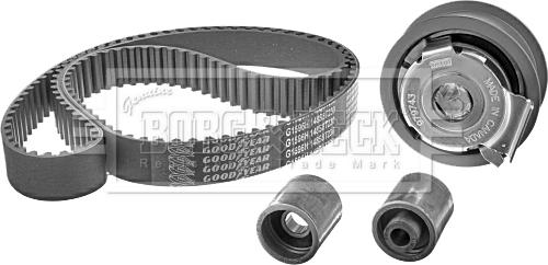 Borg & Beck BTK1023 - Комплект ангренажен ремък vvparts.bg