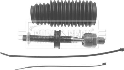 Borg & Beck BTR4581K - Аксиален шарнирен накрайник, напречна кормилна щанга vvparts.bg