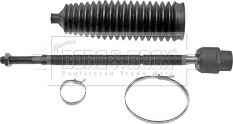 Borg & Beck BTR4877K - Аксиален шарнирен накрайник, напречна кормилна щанга vvparts.bg