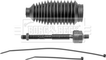 Borg & Beck BTR4742K - Аксиален шарнирен накрайник, напречна кормилна щанга vvparts.bg