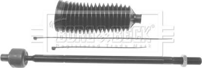 Borg & Beck BTR5065K - Аксиален шарнирен накрайник, напречна кормилна щанга vvparts.bg