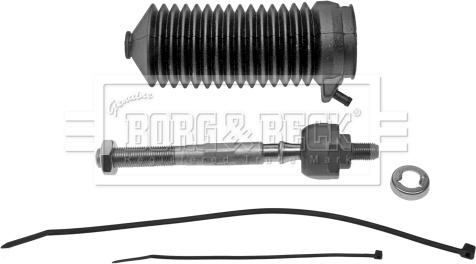 Borg & Beck BTR5070K - Аксиален шарнирен накрайник, напречна кормилна щанга vvparts.bg