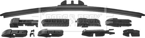 Borg & Beck BW15F - Перо на чистачка vvparts.bg