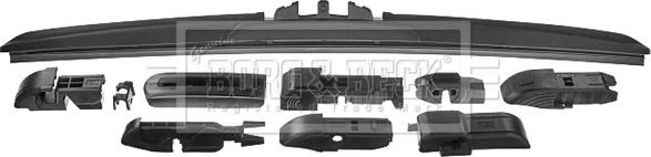 Borg & Beck BW16H - Перо на чистачка vvparts.bg