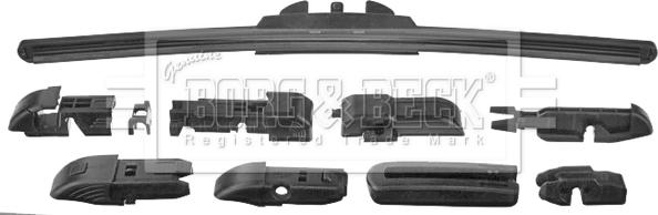 Borg & Beck BW13F.10 - Перо на чистачка vvparts.bg