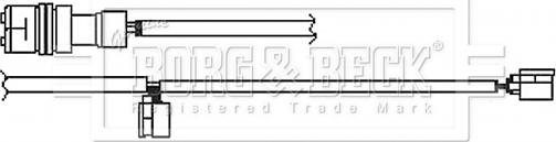 Borg & Beck BWL3135 - Предупредителен контактен сензор, износване на накладките vvparts.bg