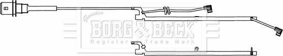 Borg & Beck BWL33086 - Предупредителен контактен сензор, износване на накладките vvparts.bg