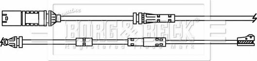 Borg & Beck BWL3216 - Предупредителен контактен сензор, износване на накладките vvparts.bg