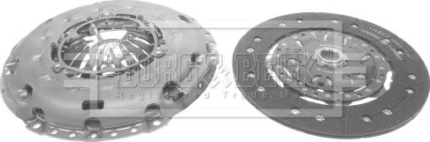 Borg & Beck HK2512 - Комплект съединител vvparts.bg