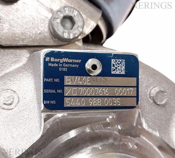 BorgWarner 5440 988 0035 - Турбина, принудително пълнене с въздух vvparts.bg