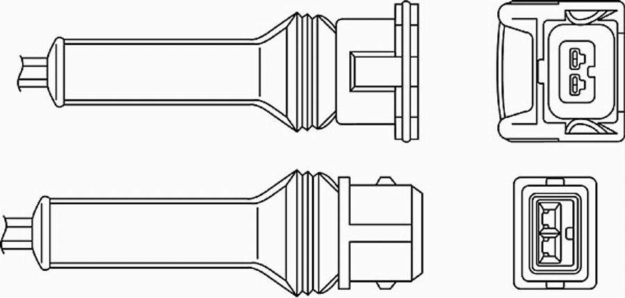 BorgWarner (BERU) 0 824 010 060 - Ламбда-сонда vvparts.bg