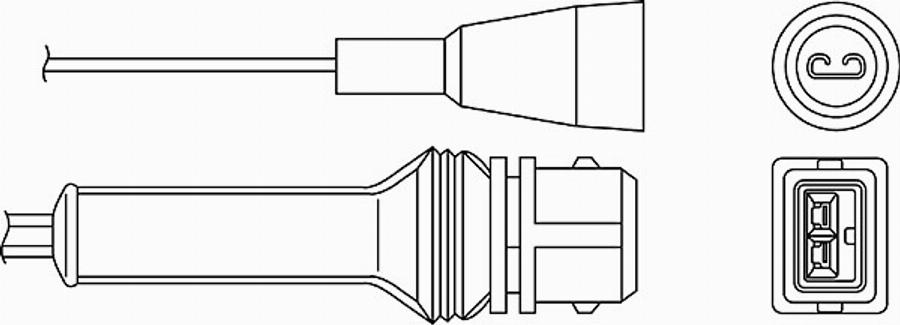 BorgWarner (BERU) 0 824 010 018 - Ламбда-сонда vvparts.bg