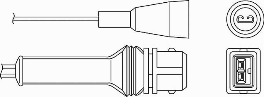 BorgWarner (BERU) 0 824 010 039 - Ламбда-сонда vvparts.bg