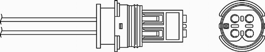 BorgWarner (BERU) 0 824 010 024 - Ламбда-сонда vvparts.bg