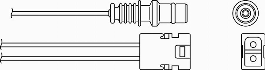 BorgWarner (BERU) 0 824 010 027 - Ламбда-сонда vvparts.bg