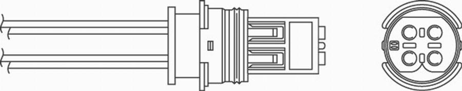 BorgWarner (BERU) 0 824 010 158 - Ламбда-сонда vvparts.bg