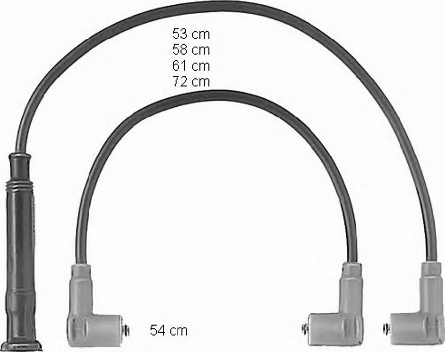 BorgWarner (BERU) 0 300 890 467 - Комплект запалителеи кабели vvparts.bg