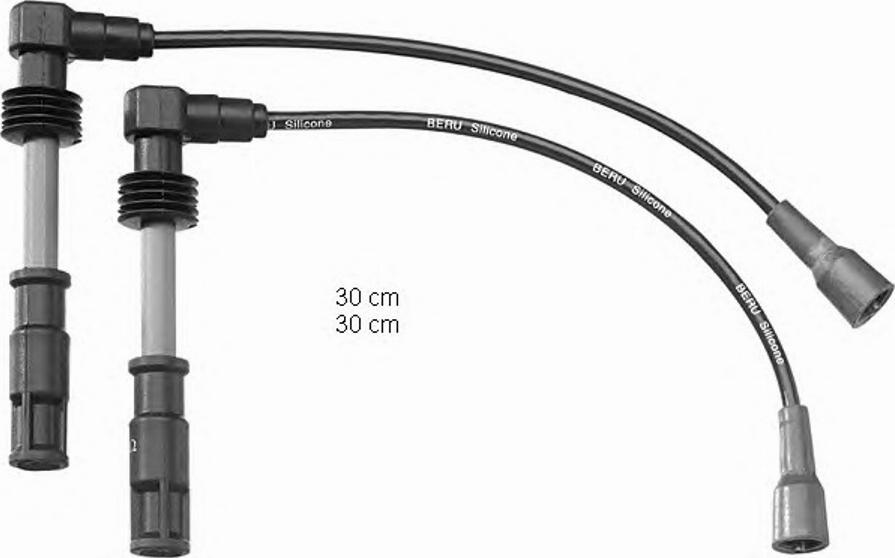 BorgWarner (BERU) 0300891367 - Комплект запалителеи кабели vvparts.bg