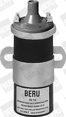 BorgWarner (BERU) ZS115 - Запалителна бобина vvparts.bg