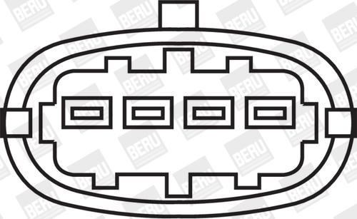 BorgWarner (BERU) ZSE019 - Запалителна бобина vvparts.bg