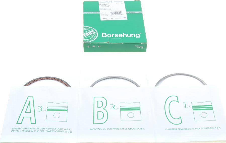 Borsehung B19035 - Комплект сегменти vvparts.bg