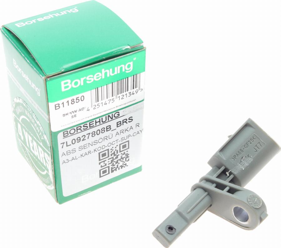 Borsehung B11850 - Датчик, обороти на колелото vvparts.bg