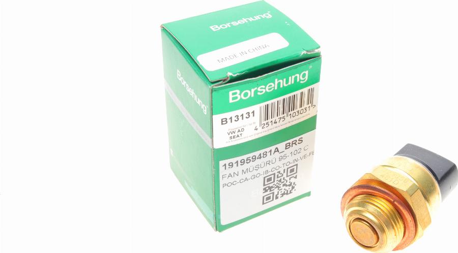 Borsehung B13131 - Термошалтер, вентилатор на радиатора vvparts.bg