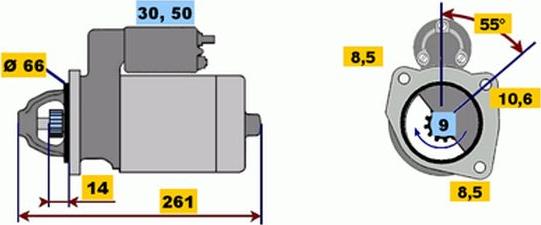 BOSCH 9 000 141 111 - Стартер vvparts.bg