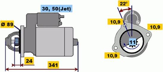 BOSCH 9 000 143 600 - Стартер vvparts.bg