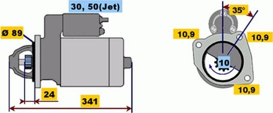 BOSCH 9 000 143 601 - Стартер vvparts.bg