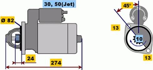 BOSCH 9 000 331 401 - Стартер vvparts.bg