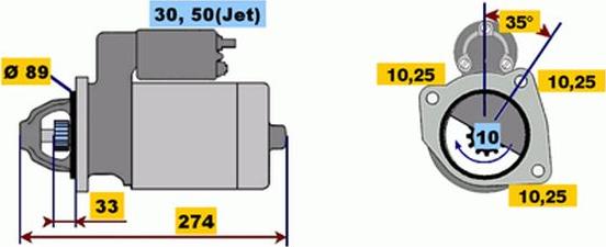 BOSCH 9 000 331 427 - Стартер vvparts.bg