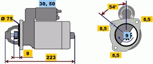 BOSCH 9 000 333 104 - Стартер vvparts.bg