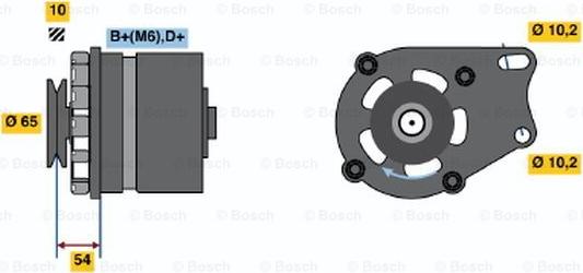 BOSCH 9 120 144 241 - Генератор vvparts.bg