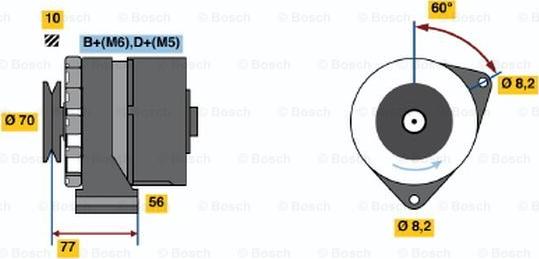 BOSCH 9 120 143 223 - Генератор vvparts.bg