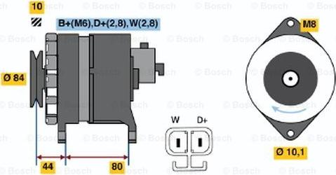 BOSCH 9 120 334 641 - Генератор vvparts.bg