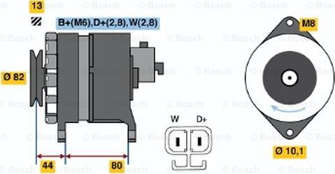 BOSCH 9 120 334 642 - Генератор vvparts.bg