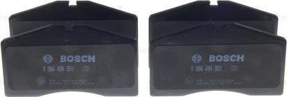 BOSCH 0 986 494 950 - Комплект спирачно феродо, дискови спирачки vvparts.bg