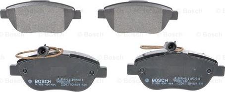 BOSCH 0 986 494 464 - Комплект спирачно феродо, дискови спирачки vvparts.bg