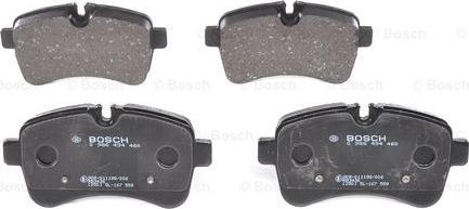 BOSCH 0 986 494 460 - Комплект спирачно феродо, дискови спирачки vvparts.bg